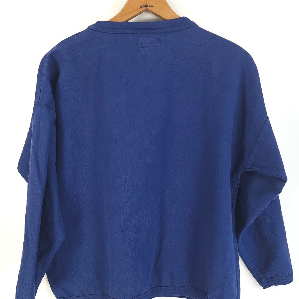 Vtg Sycamore Brand Graphic Top Sweatshirt OSFA Regatta Sailing Club Distressed - Picture 5 of 7